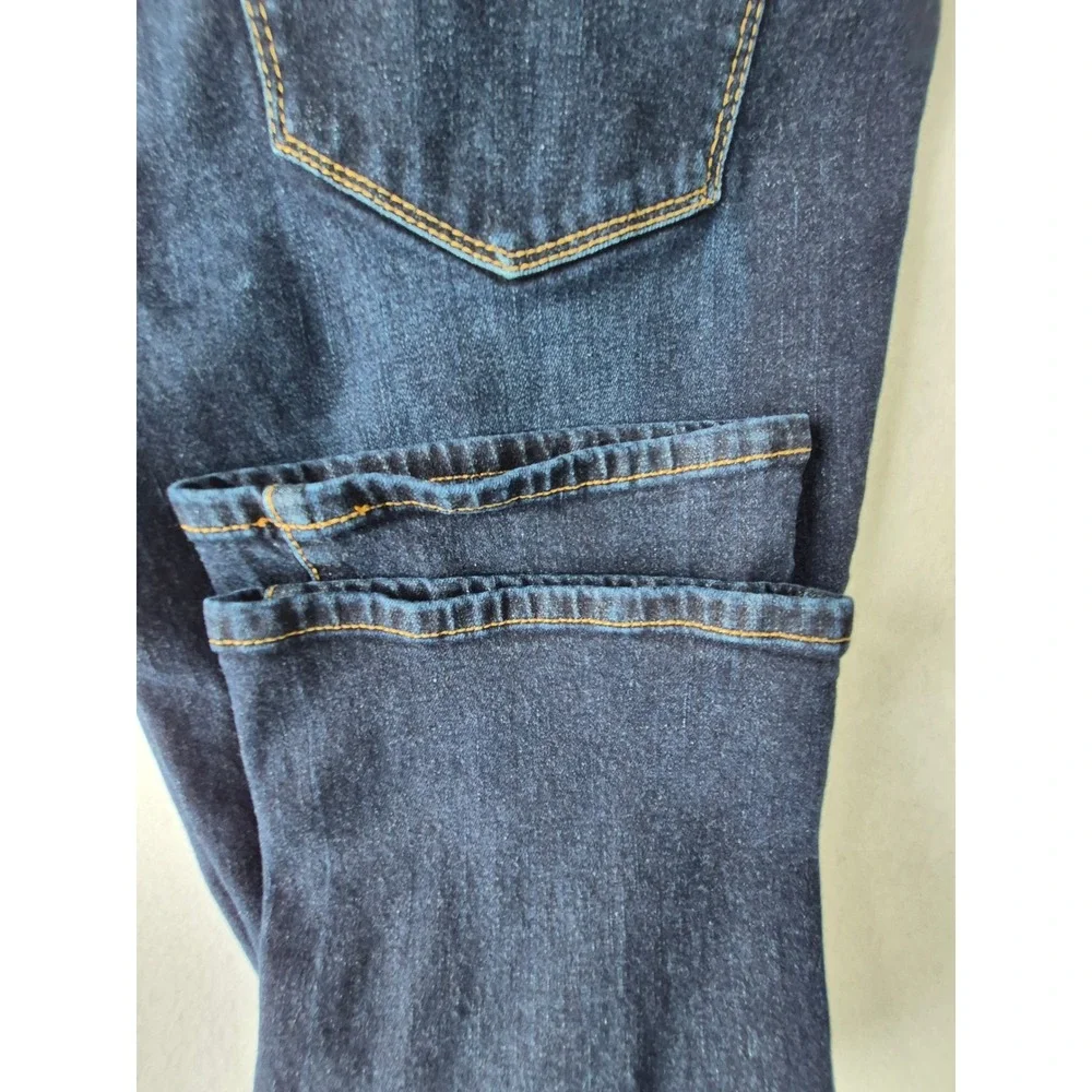 Universal Thread Mens Dark Wash Straight Leg Stretch Denim Jeans 14W